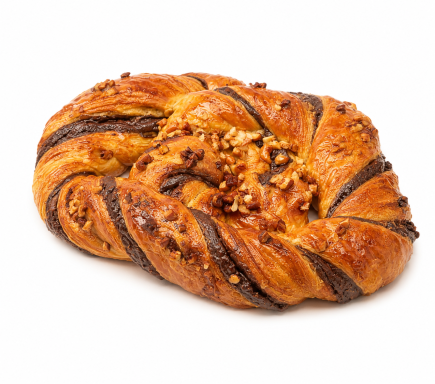 Chocolate Hazelnut Pretzel Pastry