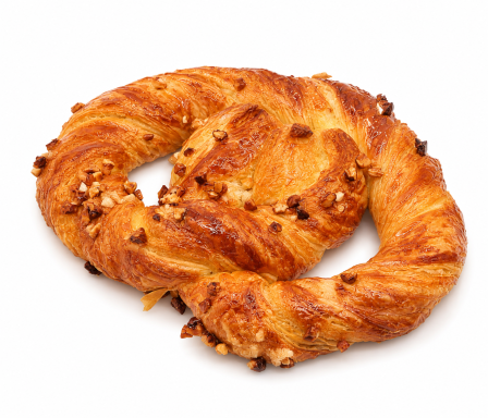 Custard & Almond Pretzel Pastry