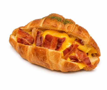 Egg Bacon Croissant * contains pork