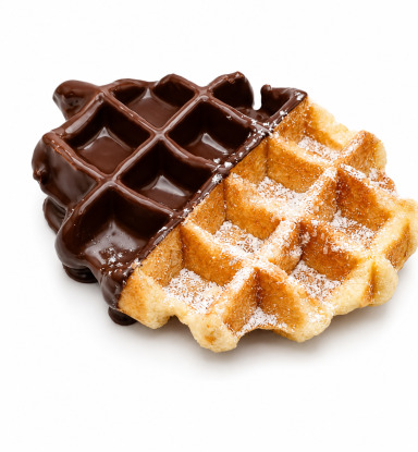 Chocolate Dipped Waffle